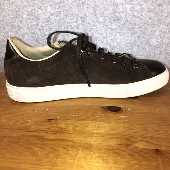 Paul Stuart Chocolate Brown Suede & Leather Men's Premium Sneaker - Picture 9 of 15